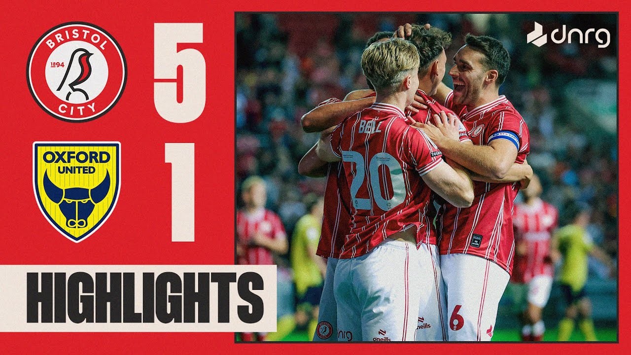 #ไฮไลท์ฟุตบอล [ บริสตอล ซิตี้ 5 - 1 อ็อกซ์ฟอร์ด ยูไนเต็ด ] คาราบาว คัพ 2023
