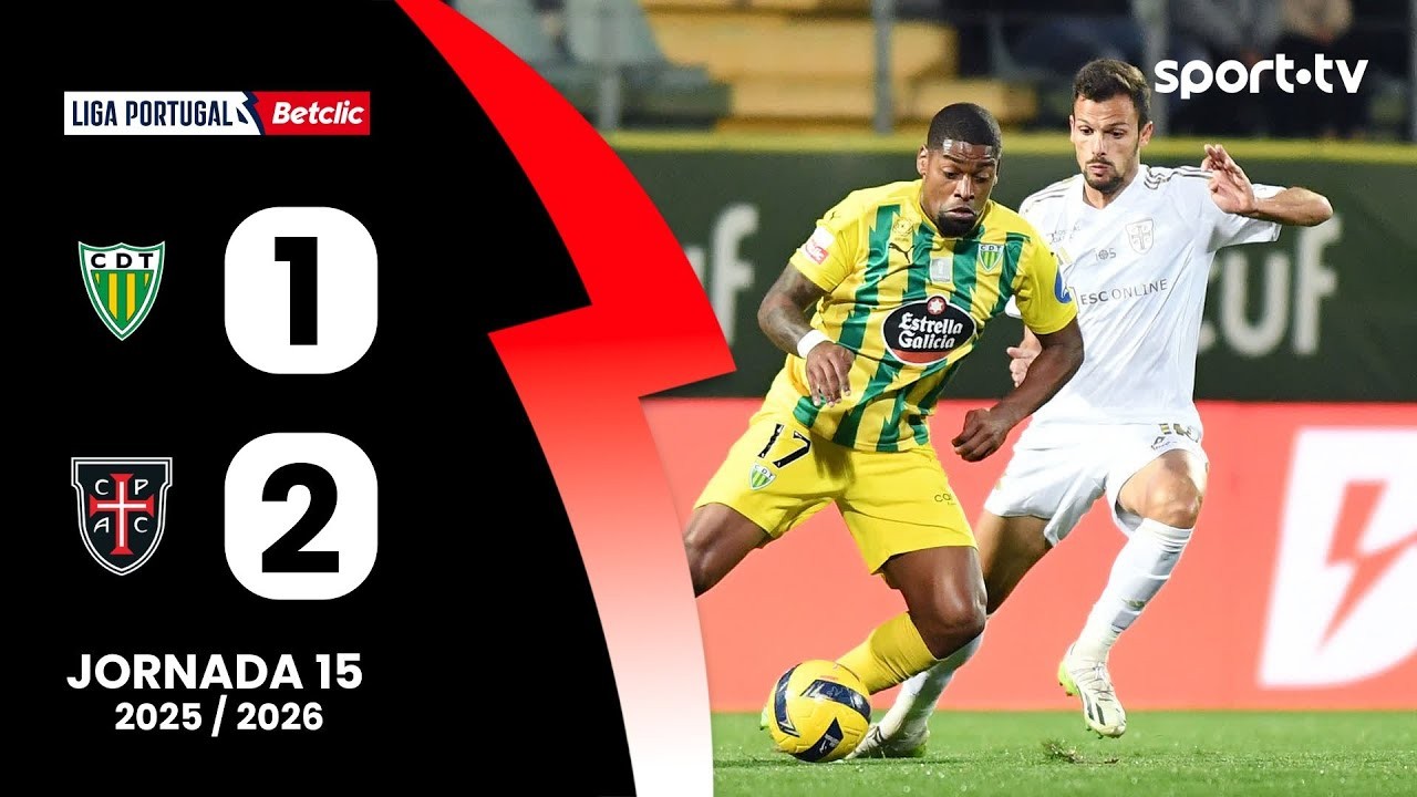 #ไฮไลท์ฟุตบอล [ ซีดี ทอนเดล่า 1 - 2 คาซ่า เพีย เอซี ] พรีไมร่า ลีก้า โปรตุเกส 2025/22.12.68