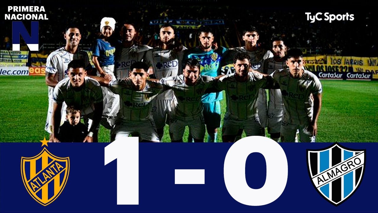 #ไฮไลท์ฟุตบอล [ แอตเลติโก้ แอตแลนต้า 1 - 0 เอลมาโกล ] อาร์เจนติน่า พรีเมร่าบี เนชั่นแนล 2025/15.4.68