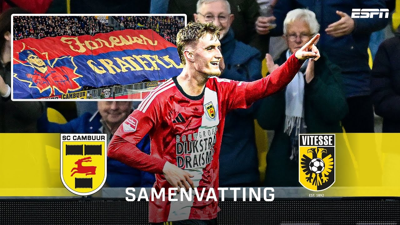 #ไฮไลท์ฟุตบอล [ เอสซี คัมบูร์ 2 - 1 วิเทสส์ อาร์เน่ม ] จูปิแลร์ลีก ฮอลแลนด์ 2025/26.4.68