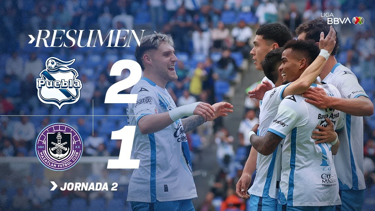 #ไฮไลท์ฟุตบอล [ พูอีบลา 2 - 1 มาซัตลาน เอฟซี ] เม็กซิโก พรีเมร่า ดิวิชั่น 2025/14.1.69