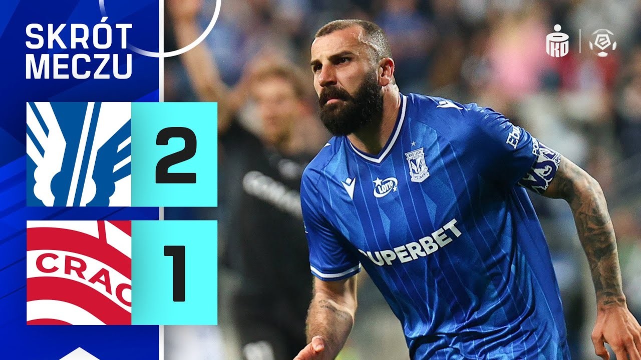 #ไฮไลท์ฟุตบอล [ เลช พอซนาน 2 - 1 คราโคเวีย คราคอฟ ] โปแลนด์ เอ็คสตรัคลาซ่า 2025/22.4.68