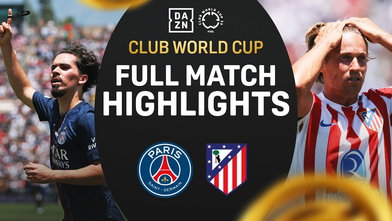 #ไฮไลท์ฟุตบอล [ ปารีส แซงต์ แชร์กแมง(ฝรั่งเศส) 4 - 0 แอตเลติโก้ มาดริด(สเปน) ] ฟีฟ่า คลับ เวิลด์ คัพ 2025/16.6.68
