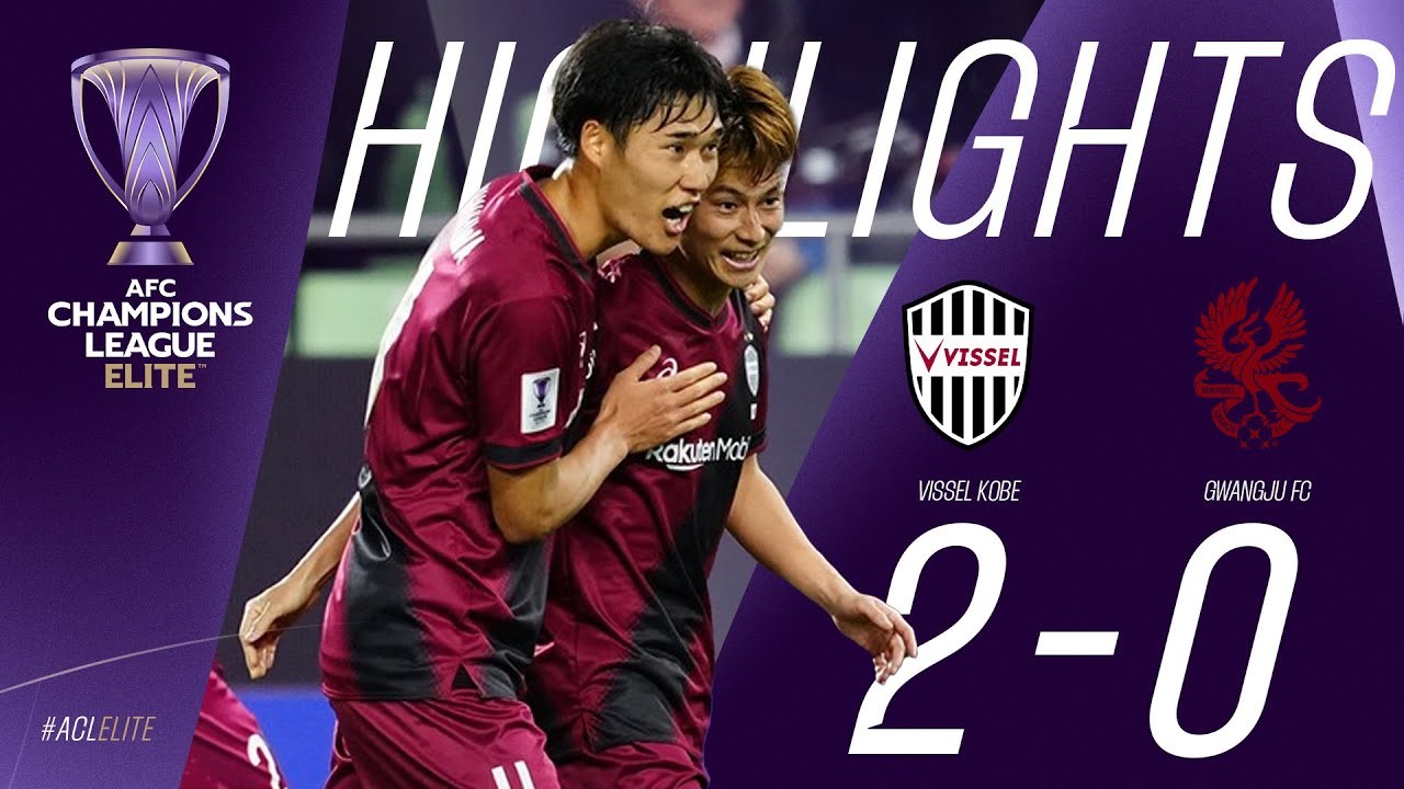 #ไฮไลท์ฟุตบอล [ วิสเซล โกเบ(ญี่ปุ่น) 2 - 0 กวางจู เอฟซี(เกาหลีใต้) ] เอเอฟซี แชมเปี้ยนส์ลีก อีลิท 2025/6.3.68