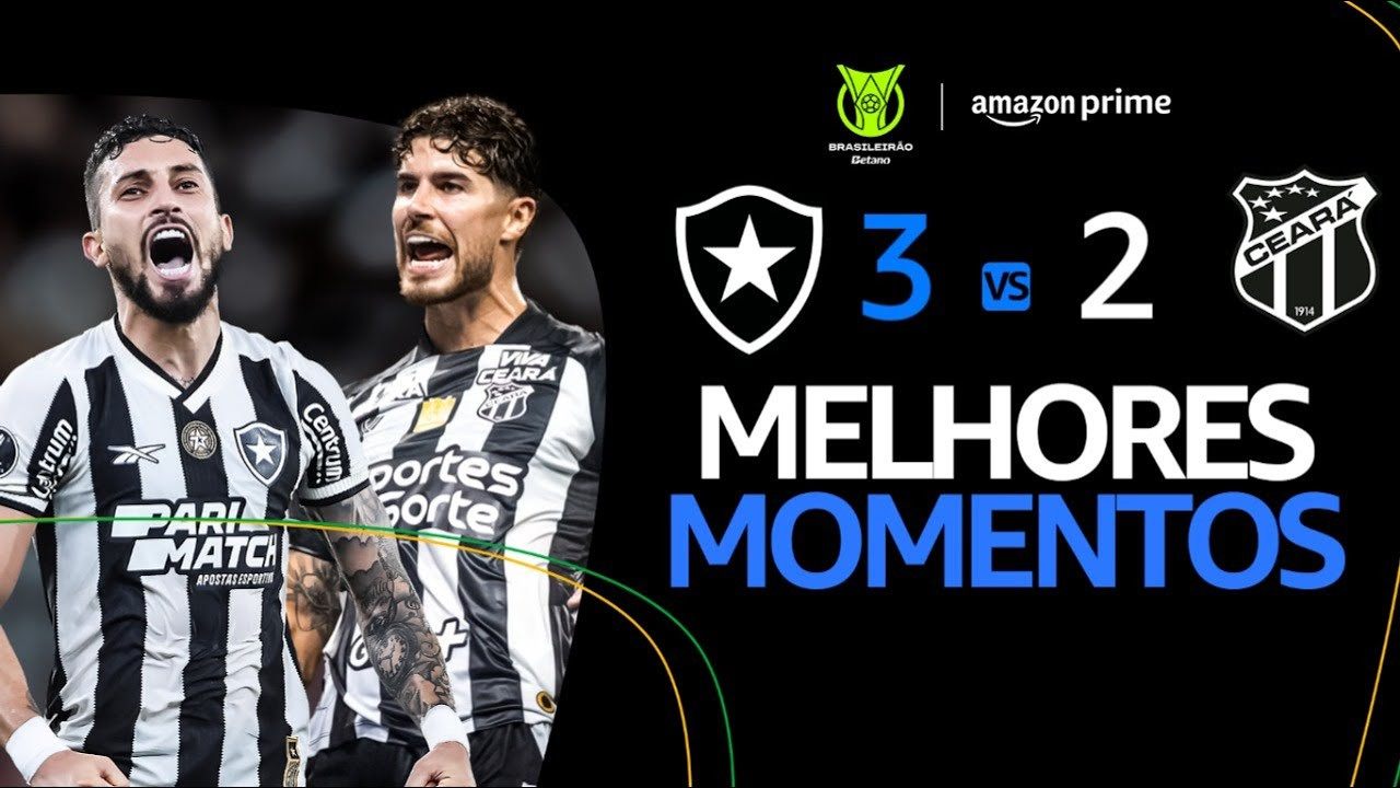 #ไฮไลท์ฟุตบอล [ โบตาโฟโก้ อาร์เจ 3 - 2 ซิเอร่า ] บราซิล ซีรี่ย์เอ 2025/5.6.68