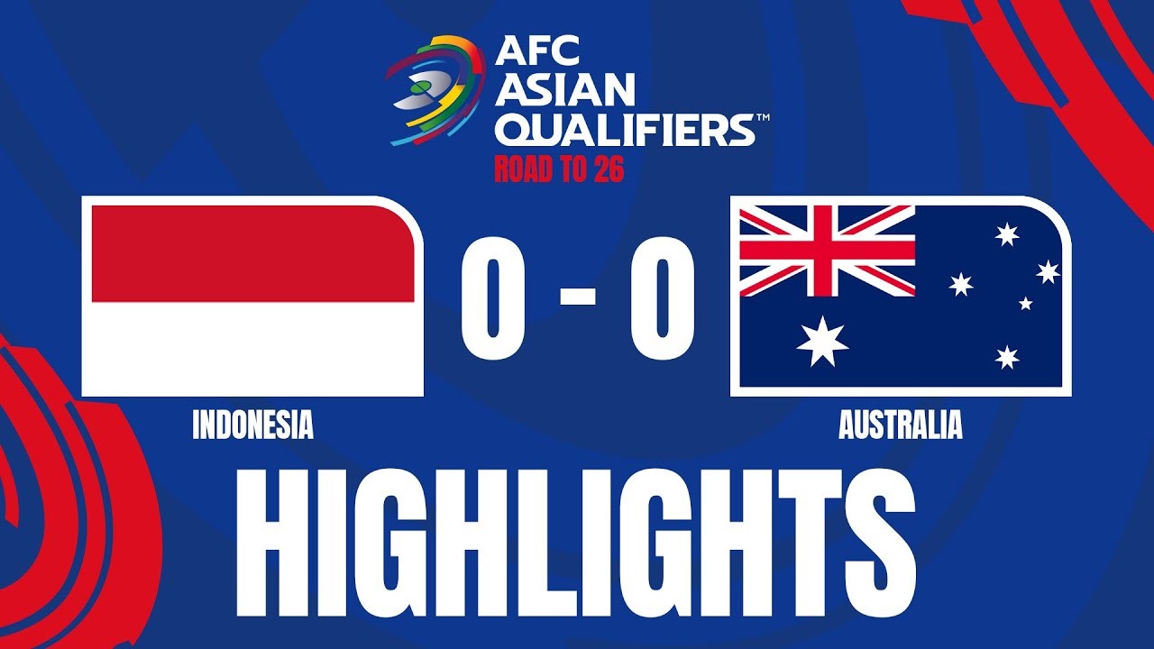 #ไฮไลท์ฟุตบอล [ อินโดนีเซีย 0 - 0 ออสเตรเลีย ] ฟุตบอลโลก รอบคัดเลือก โซนเอเชีย 2024/11.9.67