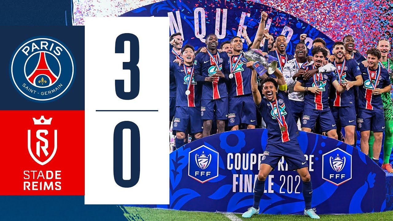 #ไฮไลท์ฟุตบอล [ ปารีส แซงต์ แชร์กแมง 3 - 0 แร็งส์ ] เฟร้นช์ คัพ ฝรั่งเศส (รอบชิงชนะเลิศ) 2025/25.5.68