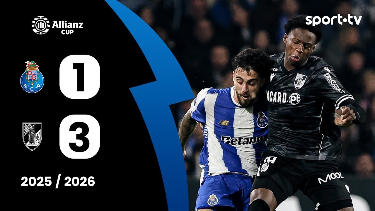 #ไฮไลท์ฟุตบอล [ เอฟซี ปอร์โต้ 1 - 3 วิตอเรีย กิมาไรส์ ] โปรตุเกส ลีก คัพ 2025/5.12.68