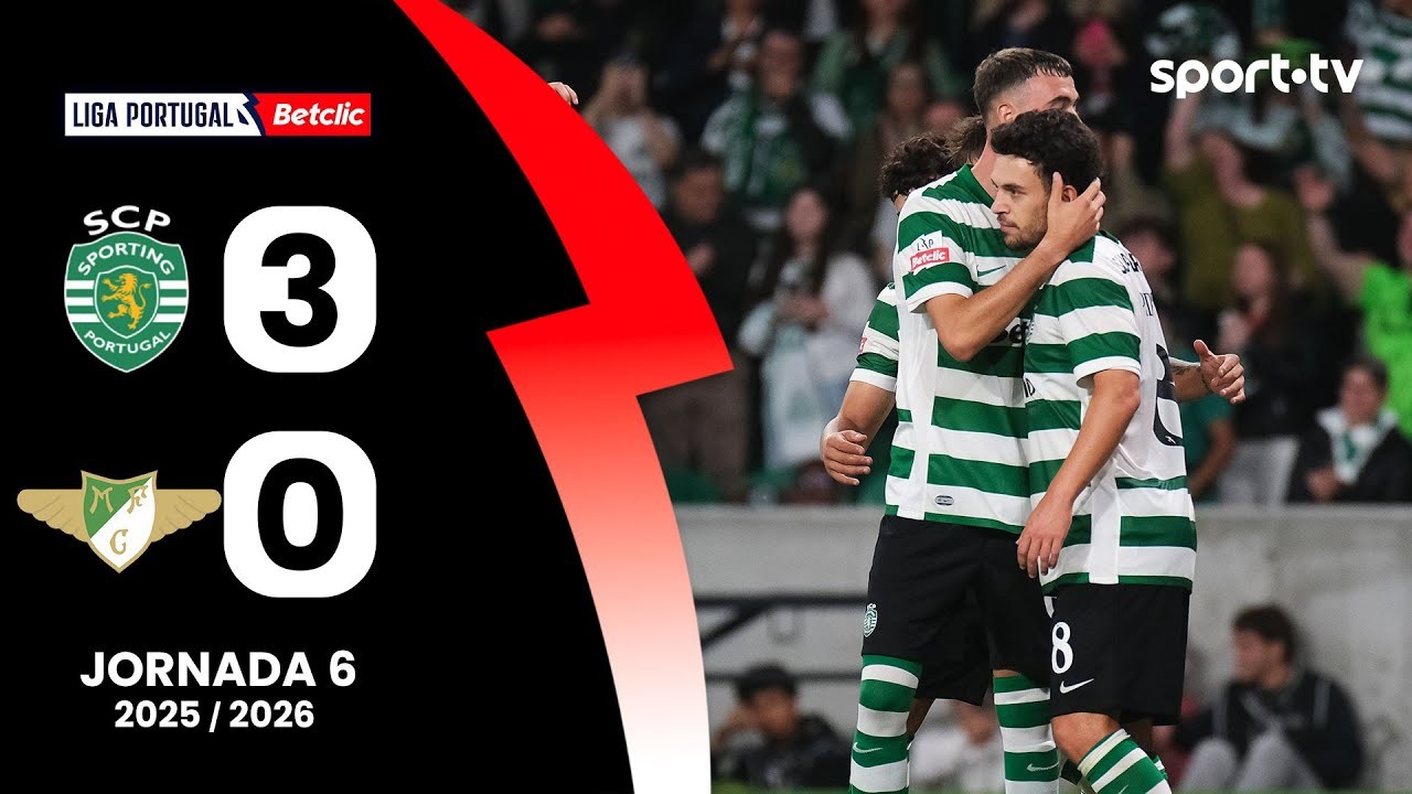 #ไฮไลท์ฟุตบอล [ สปอร์ติ้ง ลิสบอน 3 - 0 โมไรเรนเซ่ ] พรีไมร่า ลีก้า โปรตุเกส 2025/23.9.68