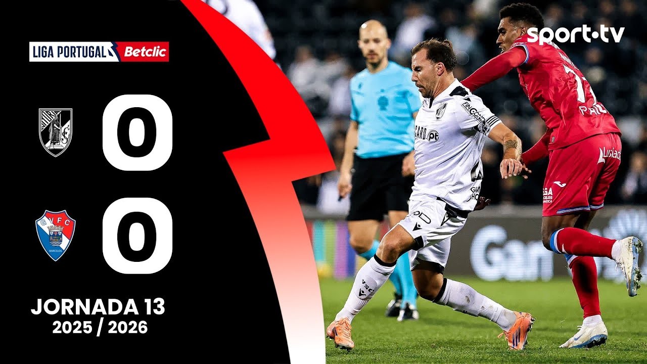 #ไฮไลท์ฟุตบอล [ วิตอเรีย กิมาไรส์ 0 - 0 กิล วิเซนเต้ ] พรีไมร่า ลีก้า โปรตุเกส 2025/9.12.68