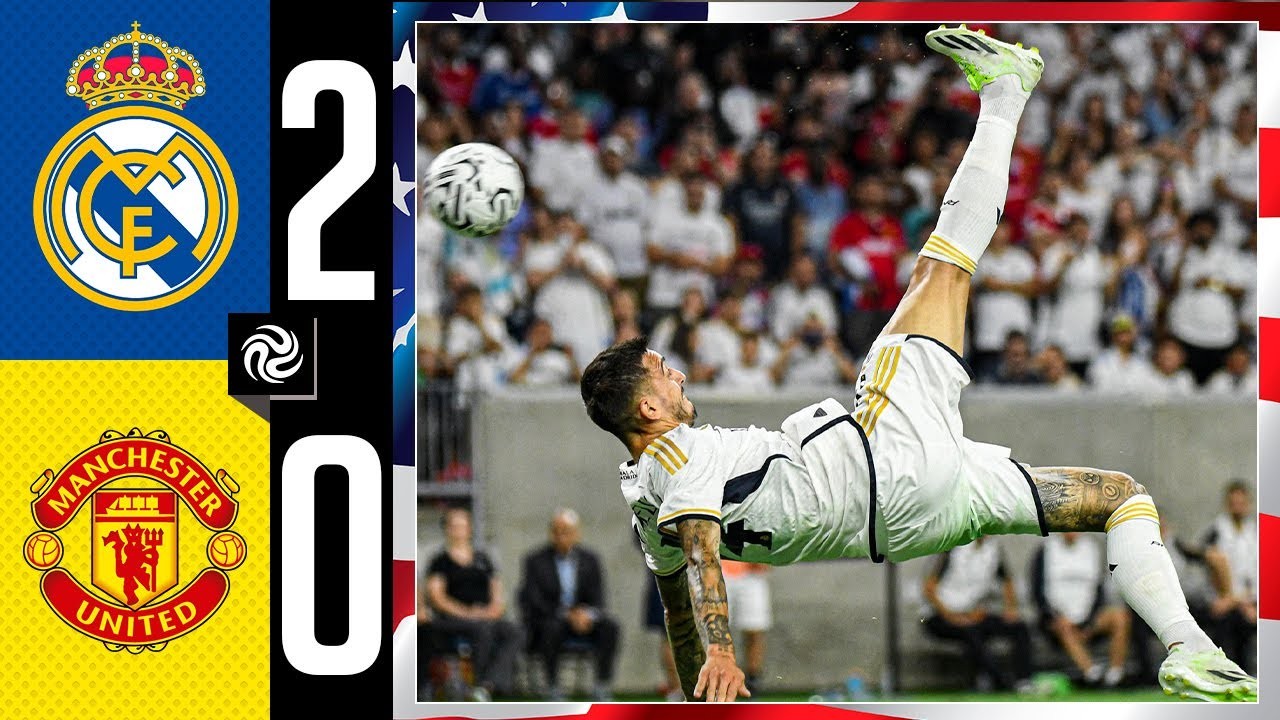 #ไฮไลท์ฟุตบอล [ เรอัล มาดริด 2 - 0 แมนเชสเตอร์ ยูไนเต็ด ] กระชับมิตร สโมสร